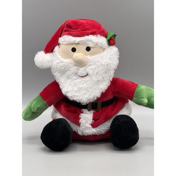 Santa Claus Christmas Plush 11” Stuffed Doll Silver One - Picture 1 of 9